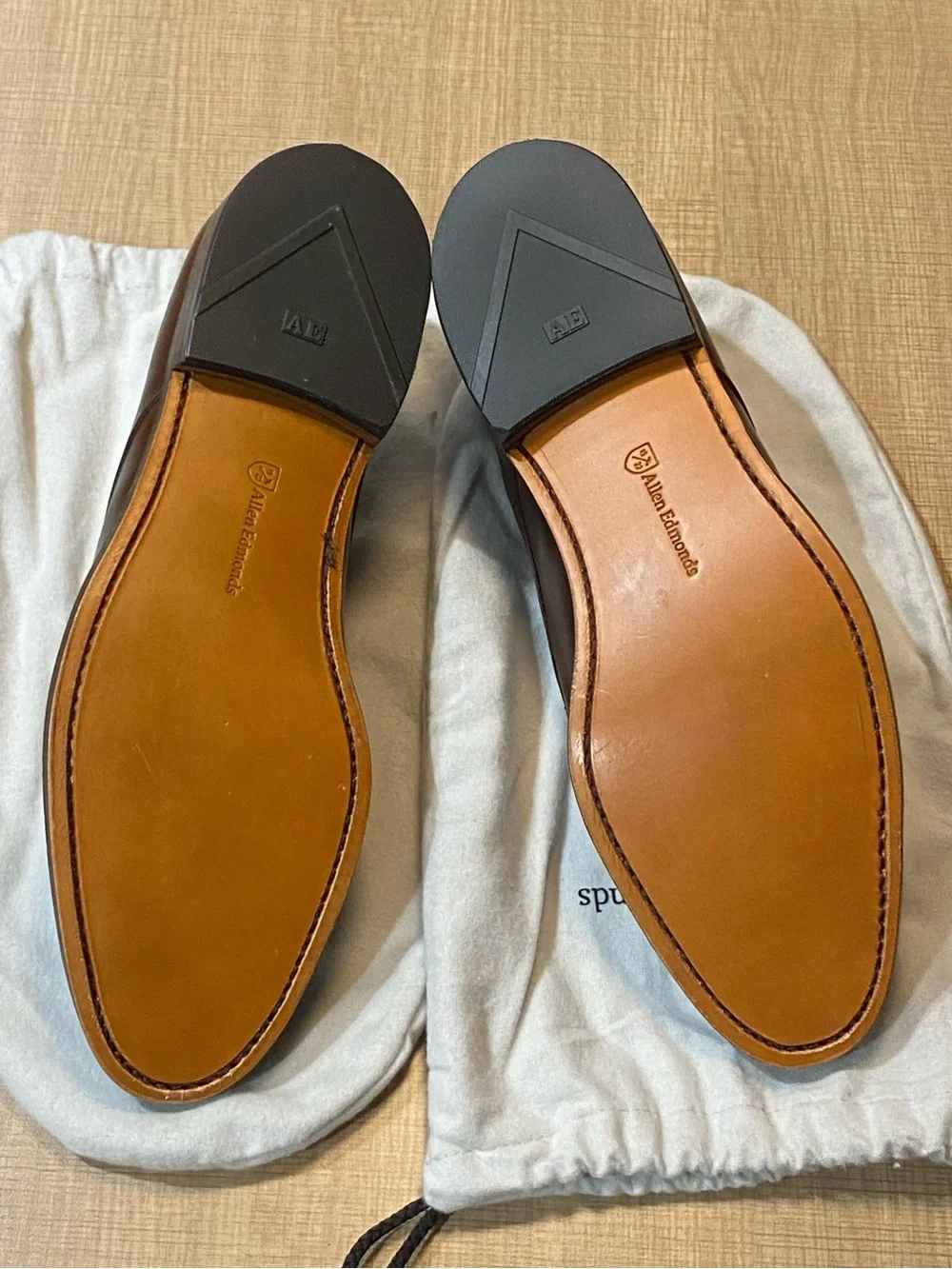 Allen Edmonds Kenilworth Derby Dress Shoes 11.5D Brown
